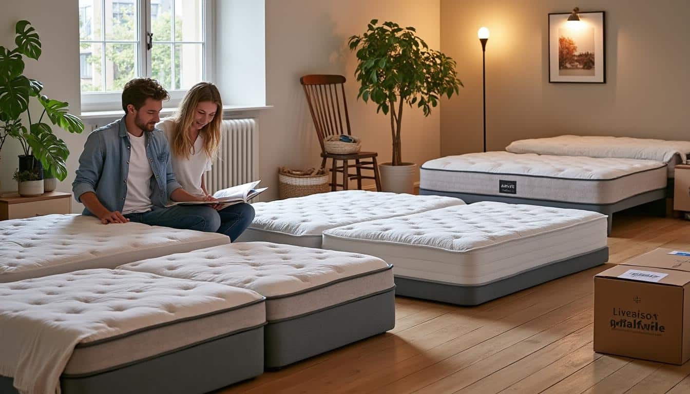 Illustration: Découvrez un large choix d’ensembles matelas et sommiers adaptés au 140x190