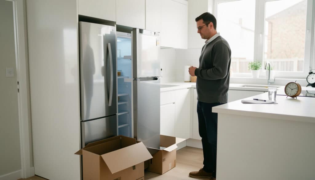Frigo neuf : combien de temps attendre avant branchement