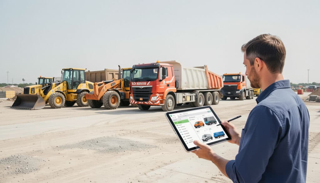 Gestion de flotte dans le BTP : méthodes et outils