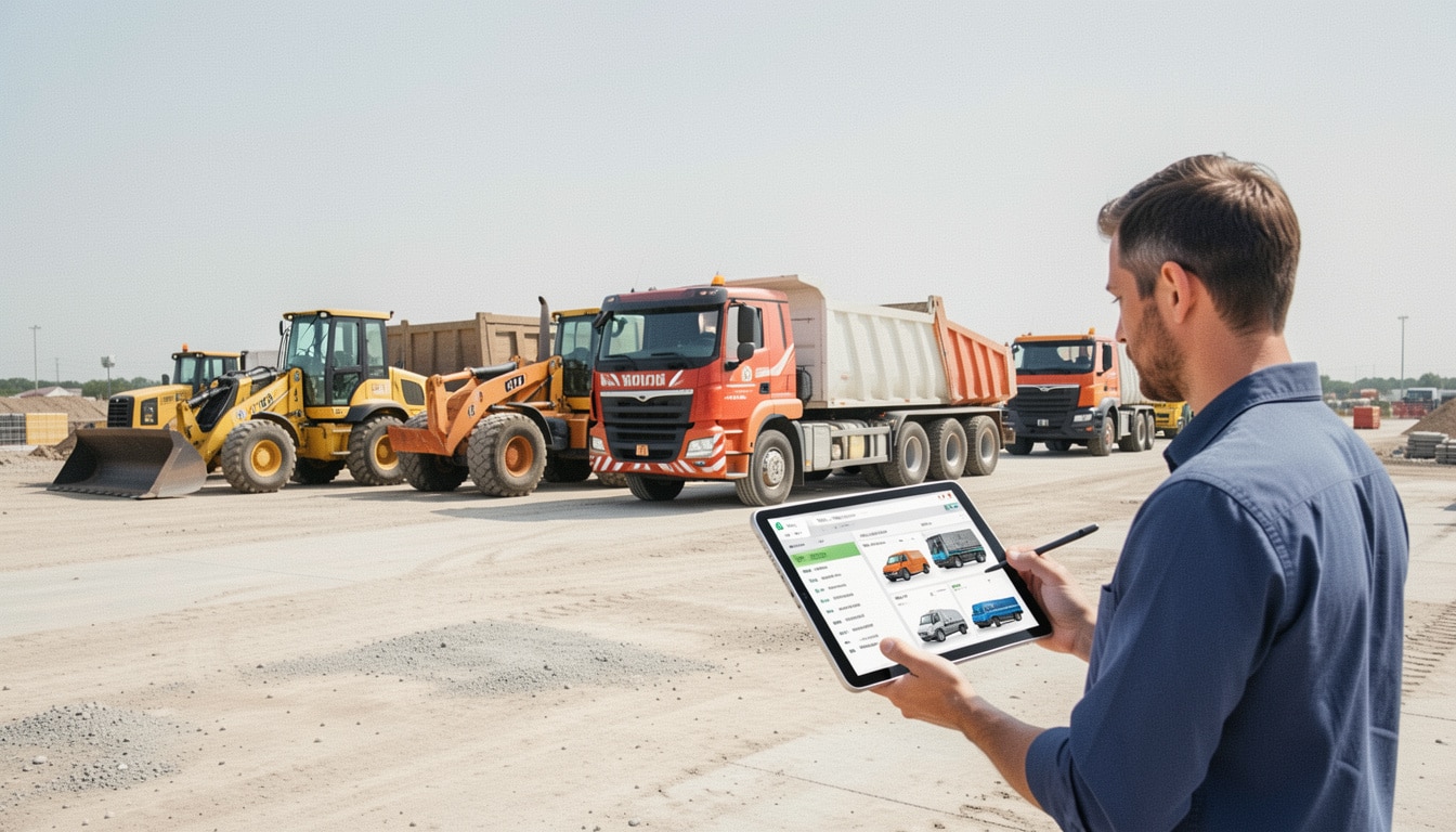 Gestion de flotte dans le BTP : méthodes et outils