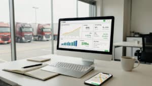 Tableau de bord du transport routier et performance