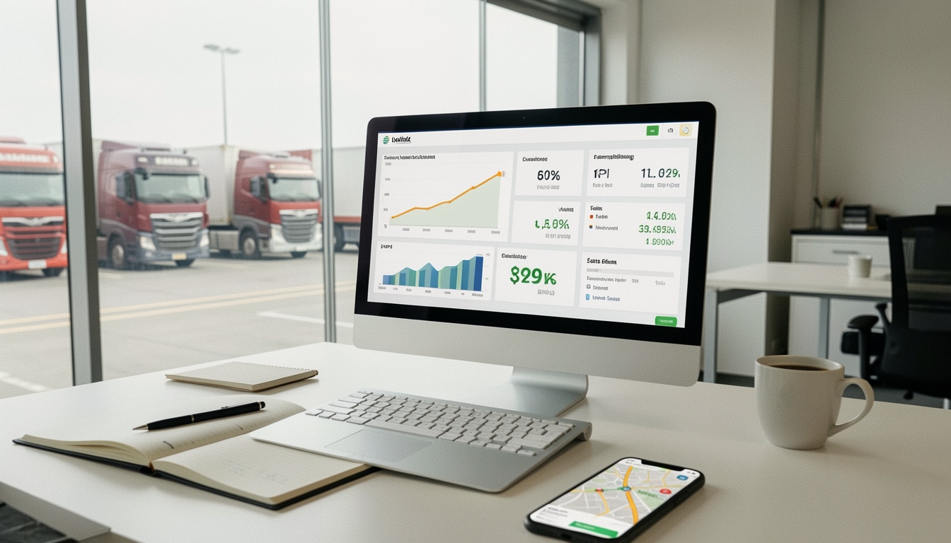 Tableau de bord du transport routier et performance